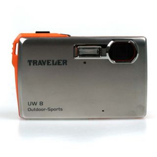 Traveler UW 8 Unterwasserkamera 8 MP 6 3 cm 2 5 TFT Edelstahlgehaeuse