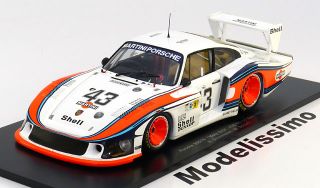 18 Spark Porsche 935/78 Moby Dick #43, Le Mans 1978 Martini