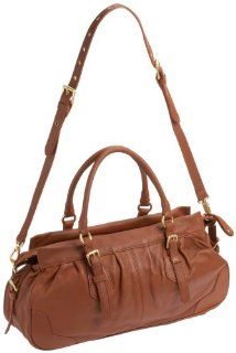 CLAN Handtasche Carry Me, Farbe cognac, 40*22*11 cm 