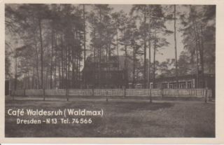 Dresden Cafe Waldesruh (Waldmax) ngl 86.391