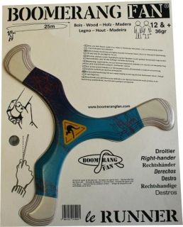 Boomerang le RUNNER   36 gr Dreiflügler Bumerang