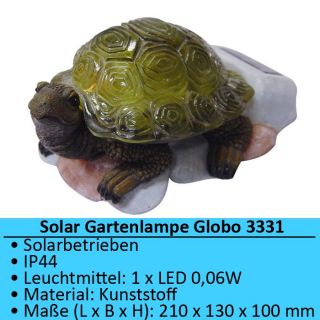 Solar Garten Aussenleuchte LED Gartenlampe Schildkröte Dekoration