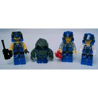 Stück LEGO POWER MINERS Figuren Paket incl. Rock Monster Glaciator