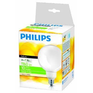 Philips Licht SOFT ES 8YR20W/ Energiesparlampe 20W E27 230V warmton ws