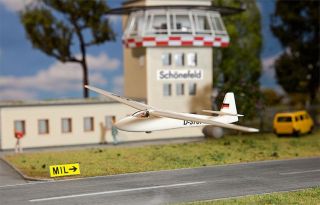 Bausatz, Sportflugplatz, Miniaturwelten 187, Art. 130580, OVP