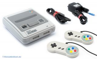 SNES   Konsole + 2 Controller + AV Kabel (gebraucht) Super Nintendo