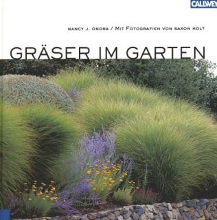 Gräser im Garten.Bücher