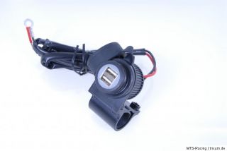 Universal Motorrad Auto Doppel USB Adapter Aprilia Tuono 1000 V4 R
