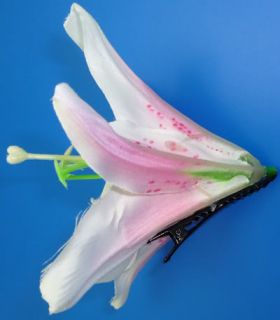 Große pin up Lilie Blüten rockabilly Blumen Haarspange