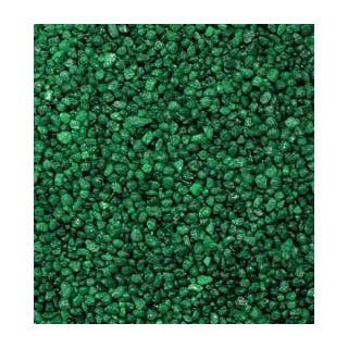 Deko Granulat 2,5 4 mm dunkelgrün 1 kg im Poly Flachbeutel 