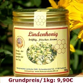 Lindenhonig (500g) Linden Honig