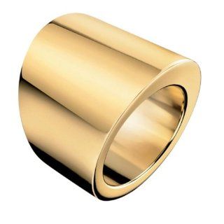 Klein Damen Ring Stylish Gold PVD Gr. 55 KJ74BR020107 Calvin Klein