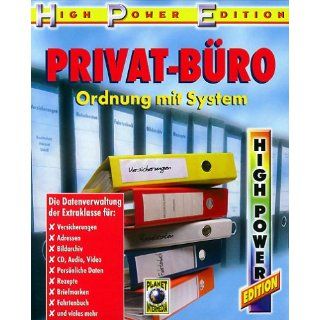 Privat Büro, 1 CD ROM Ordnung mit System. Die Datenverwaltung der
