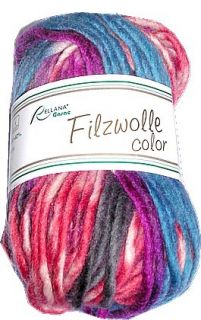 Rellana Filzwolle color Farbe 108 100% Schurwolle 50 g