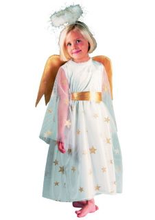  Engelskostuem Kleid mit Fluegeln Kostuem Christkind Kinder Gr 104