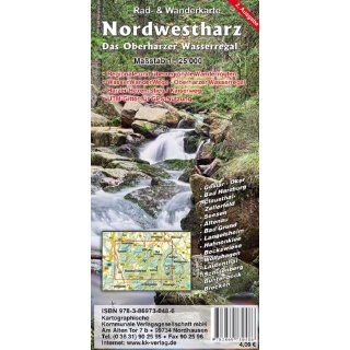 Nordwestharz Rad  und Wanderkarte 1  25 000 Das Oberharzer