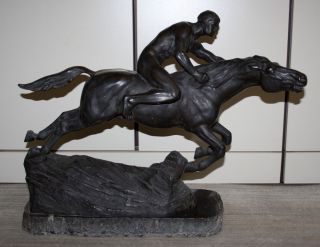 Heinrich SPLIETH (1877 Elbing 1929 Berlin) Reiter, Bronze, 1919