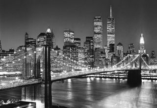 Fototapete NEW YORK BROOKLYN BRIDGE   366 x 254 cm   Skyline