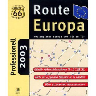 Route 66 Route Europa professionell 2003 Software