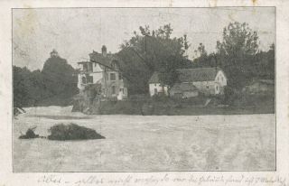 Augsburg Überreste Hochablass Hochwasser ngl 128.769