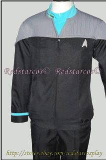 Star Trek Nemesis Medical Science Teal Uniform Costume   Tailed in Any