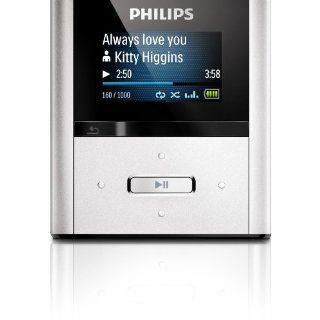 Philips GoGear Raga  Player 4 GB (LC Display, USB 2.0) silber