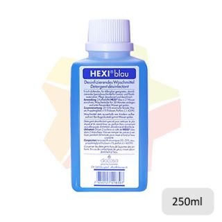 HEXI Blau   Latex Waschmittel 250ml   desinfiziert