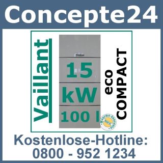 Vaillant ecoCompact VSC 126/3 5 15 kW Gas Brennwert Gasheizung