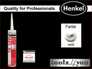 Henkel Teroson Terostat Bauanschluß Acryl TS 139 weiß
