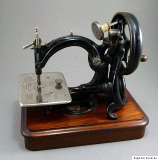 Klassiker  Sehr frühe WILLCOX & GIBBS Nähmaschine 1877 / sewing