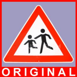Verkehrszeichen ACHTUNG KINDER Straßenschild Schild NEU