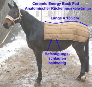 Ceramic Energy Back Pad   Rückenwärmer   Wellness für Ihr Pferd