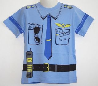 Kinder Uniform T Shirt * Pilot 92/98 bis 146/152