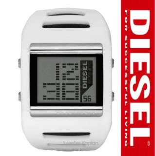 Uhr Silikon Weiß / Schwarz DZ7224 Herrenuhr NEU UVP 139€