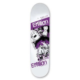 EMillion Skateboarts Logo   purple 7,5 Sport & Freizeit