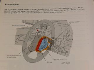 SSP 152 VW PASSAT B4 Airbag System Studienprogramm