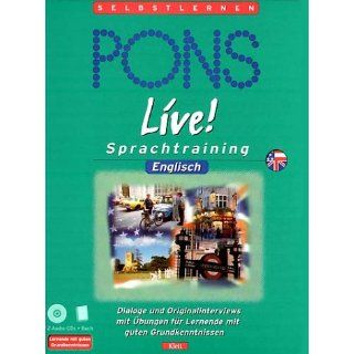 PONS Live Sprachtraining, Audio CDs m. Textbuch, Englisch, 2 Audio