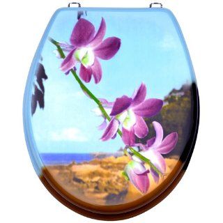 WC Sitz * Orchidee * Baumarkt