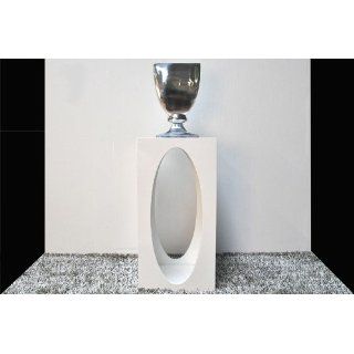 Design Konsole Tisch VENT 45x45x90cm hochglanz Weiß 