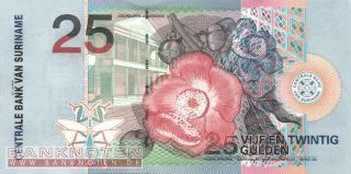 Surinam Suriname   25 Gulden 2000   P.148 UNC