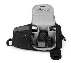Lowepro SlingShot 102 AW SLR Kamerarucksack schwarz Kamera