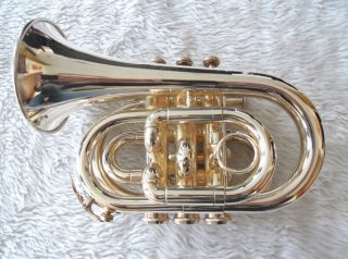 300 Bb Pocket Trompete, SILBER mit Koffer #64543 statt 162, €
