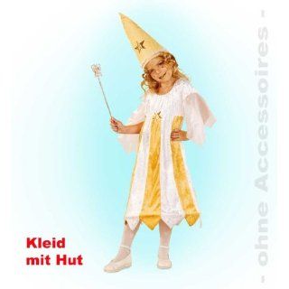 Kleid m. Spitzhut Mädchen Kostüm Gr 104   140 Spielzeug