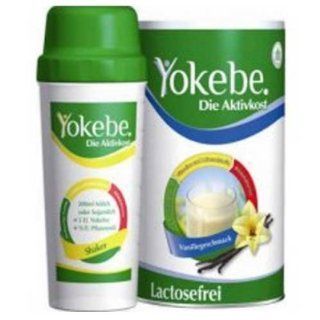 Yokebe Lactosefrei Vanille Starterpaket + Shaker, 1er Pack (1 x 500 g)