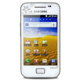 Samsung S5830 Galaxy Ace pure white La Fleur Touchscreen Handy ohne