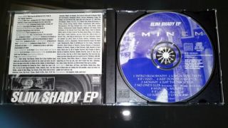 Eminem SLIM SHADY EP G Funk G Rap CD Infinite Bassmint Dr. Dre
