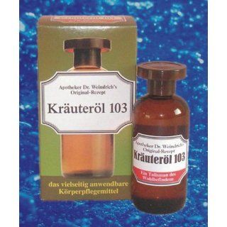 Dr. Weindrich s Kräuteröl 103, 100ml Sport & Freizeit