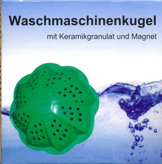 Waschmaschinenkugel mit Magnet Wäscheball Öko Waschkugel Waschen