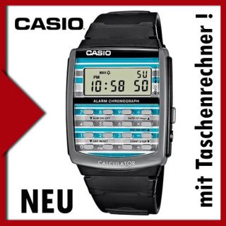 RETRO Casio Herren Digital Armbanduhr mit Taschenrechner Uhr LDF 40