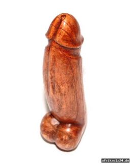 Phallus Penis Figur Skulptur LINGAM Erotik Kunst Holz Bali 20cm